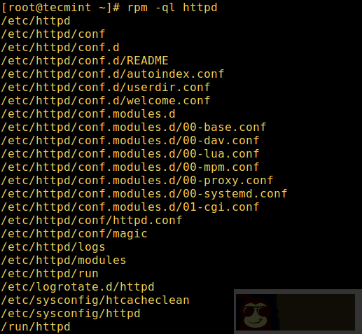 Linux 通过 RPM 或者 DEB 包安装的文件