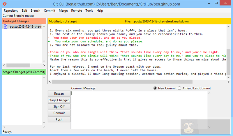 Git 图形界面的使用 Git 图形界面的使用