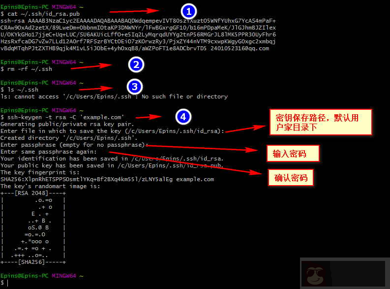 Git 删除 SSH 的方法 Git 删除 SSH 的方法