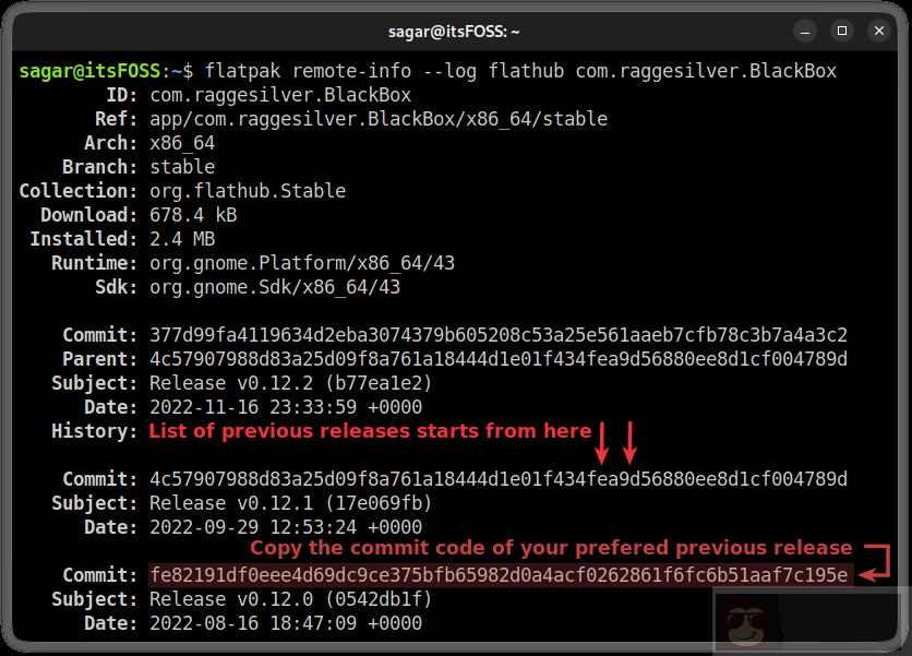Linux 降级 Flatpak 包 Linux 降级 Flatpak 包