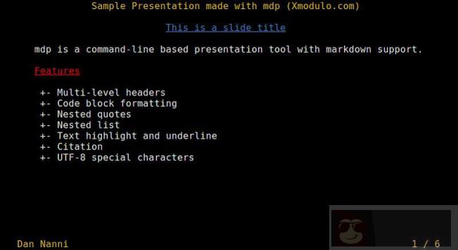 如何在 Linux 命令行中创建以及展示演示稿