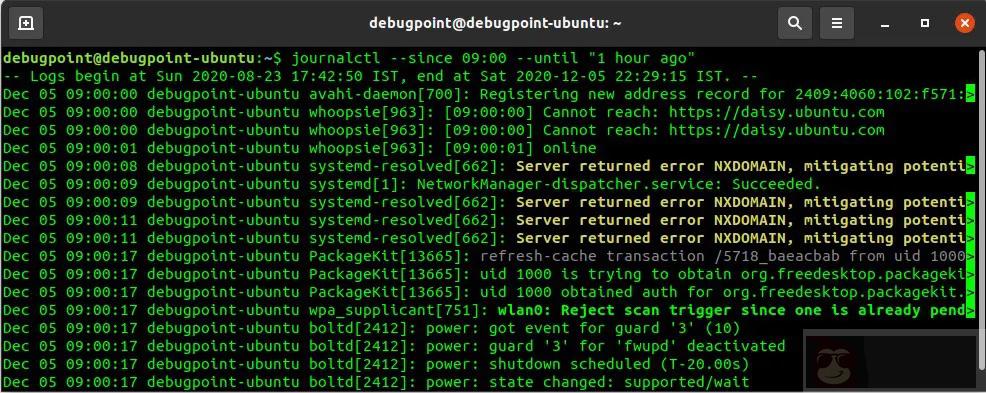 systemd 的 journalctl 工具及其各种命令的基础知识介绍 systemd 的 journalctl 工具及其各种命令的基础知识介绍