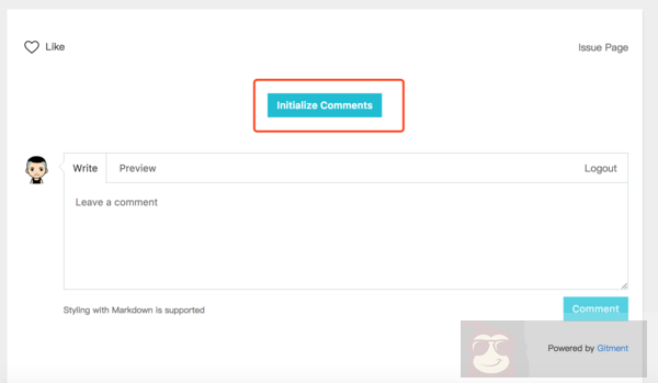 Gitment 基于 Github 的 Issues 实现的评论插件 Gitment 基于 Github 的 Issues 实现的评论插件