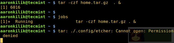 如何在后台运行 Linux 命令并且将进程脱离终端