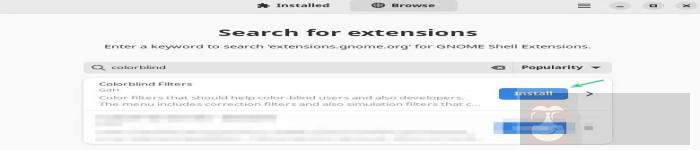 了解下 GNOME 扩展：Colorblind Filters