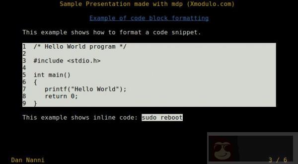 如何在 Linux 命令行中创建以及展示演示稿