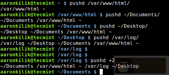 高效的浏览 Linux 目录结构：pushd 和 popd 命令