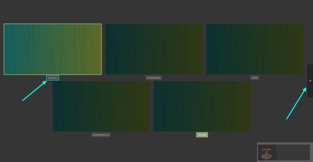 怎样在 Linux Mint 中创建和切换工作区 怎样在 Linux Mint 中创建和切换工作区