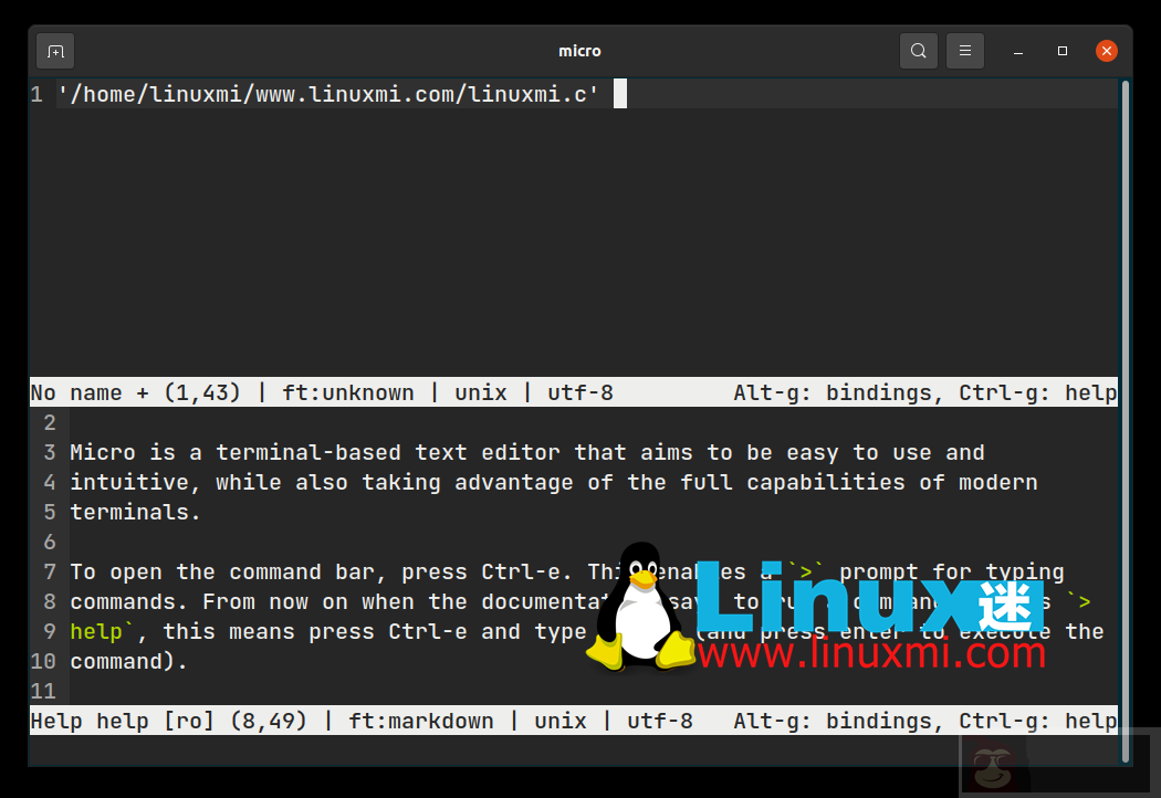 Linux 终端文本编辑器 Linux 终端文本编辑器