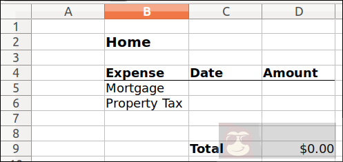 LibreOffice Calc 让你的支出不再成为负担