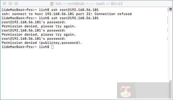 Kali Linux SSH 登录故障处理 Kali Linux SSH 登录故障处理