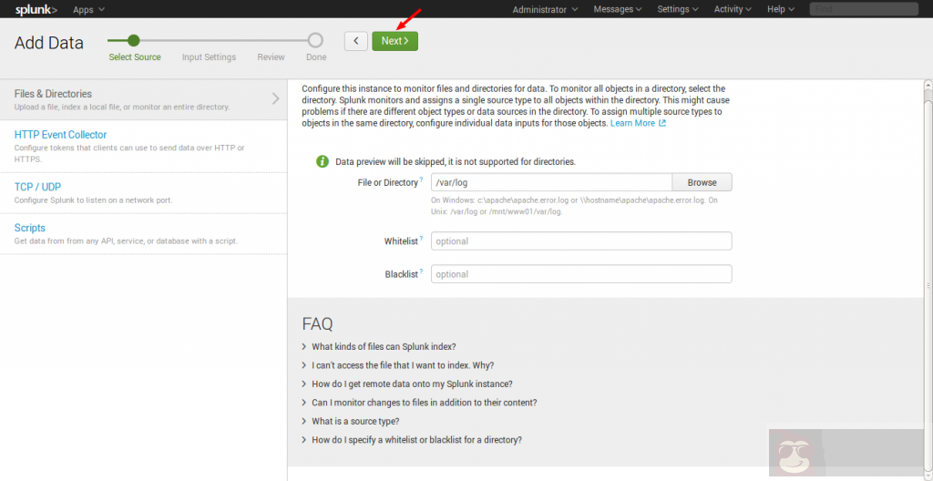 CentOS 7 安装 Splunk