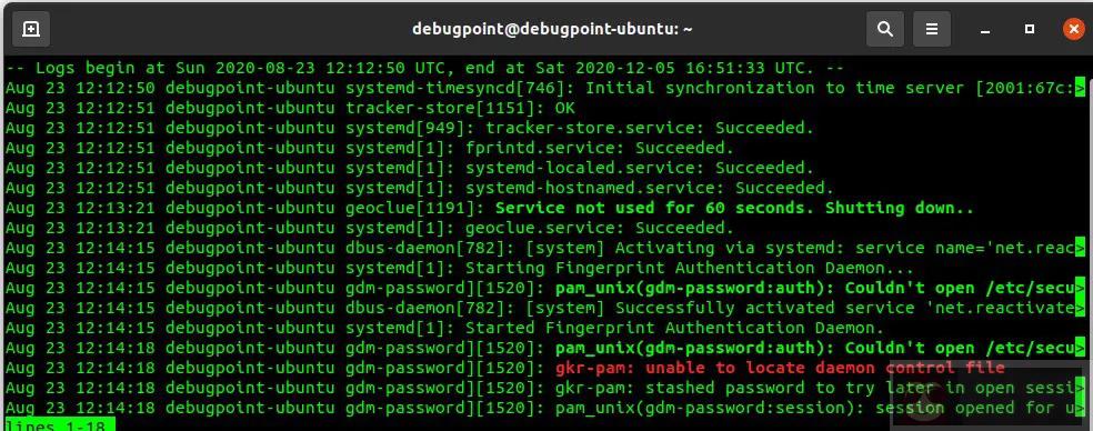 systemd 的 journalctl 工具及其各种命令的基础知识介绍 systemd 的 journalctl 工具及其各种命令的基础知识介绍