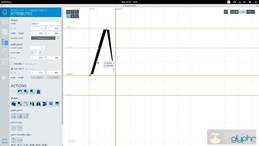使用 Glyphr 玩转 Linux 字体 使用 Glyphr 玩转 Linux 字体