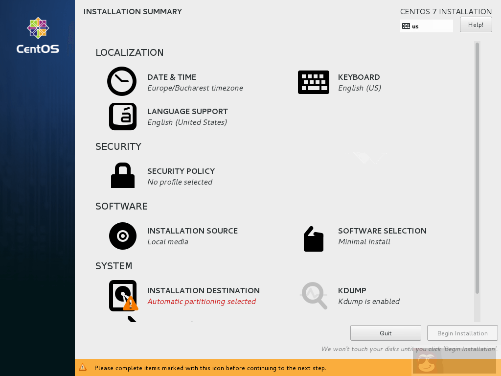 CentOS 7.3 安装指南 CentOS 7.3 安装指南