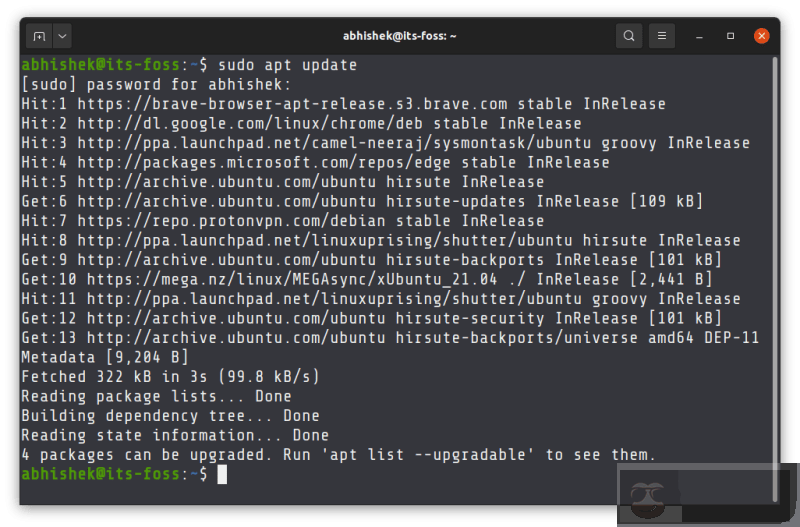 在 Ubuntu 中从外部存储库安装软件包步骤 在 Ubuntu 中从外部存储库安装软件包步骤