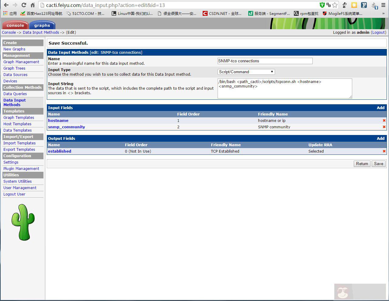 cacti 安装与配置 cacti 安装与配置