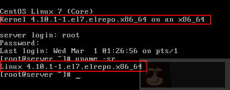 教你三步在 CentOS 7 中安装或升级最新的内核 教你三步在 CentOS 7 中安装或升级最新的内核