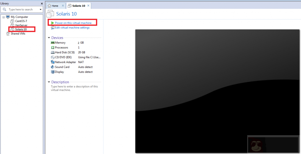 在 VMware 上面安装 Solaris 10 在 VMware 上面安装 Solaris 10