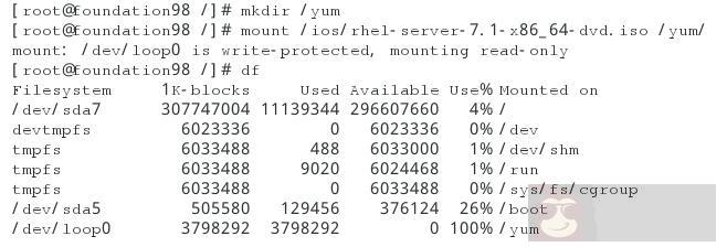详解 RHEL7.1 yum 源配置与软件安装