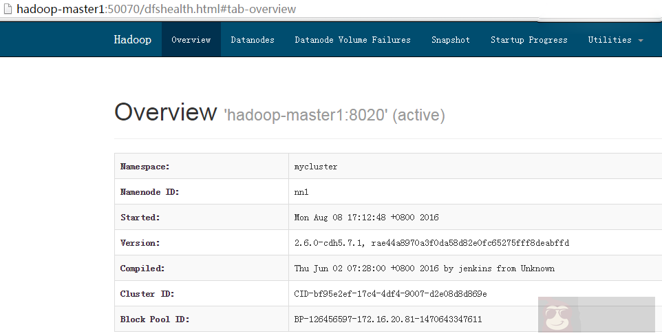 Hadoop 2.6.0 HA 高可用集群配置详解（三）
