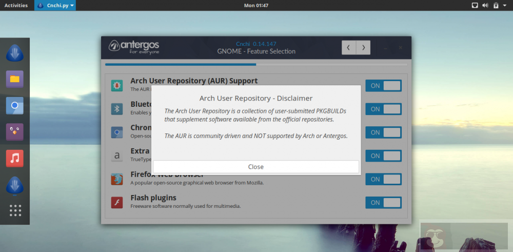 Antergos：基于 Arch 发行版
