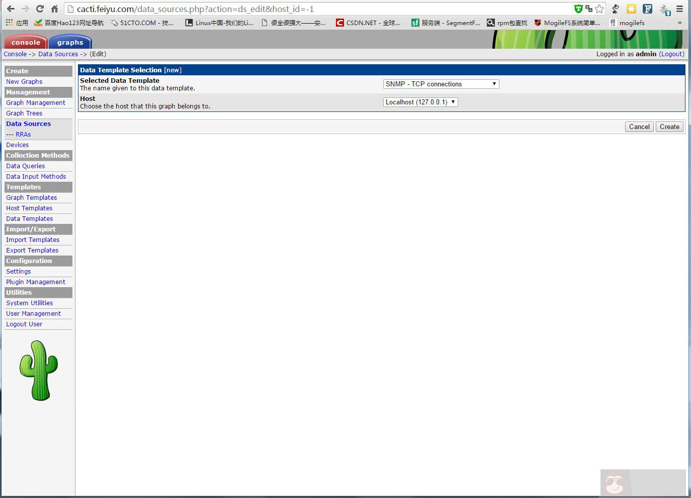 cacti 安装与配置 cacti 安装与配置