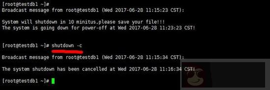 CentOS 关机大法之 shutdown 应用实例
