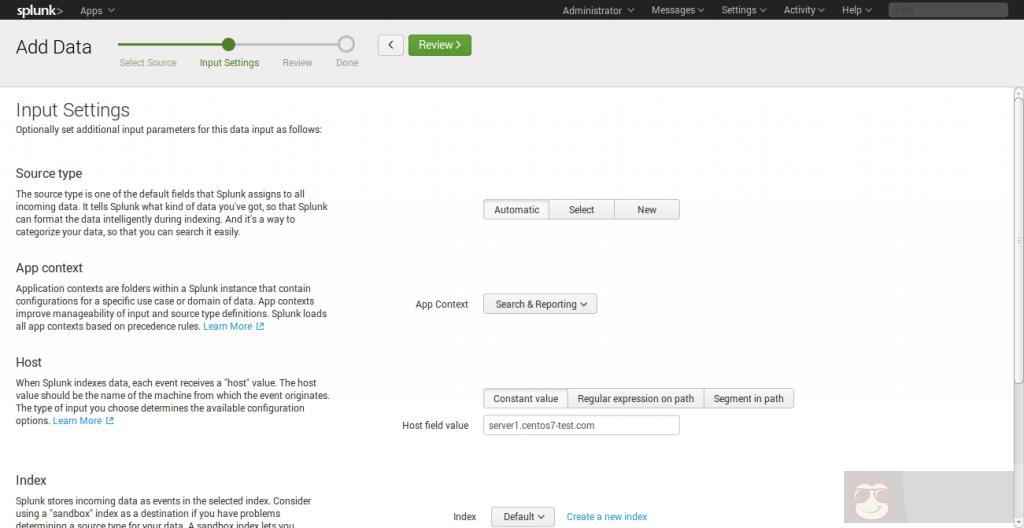 CentOS 7 安装 Splunk