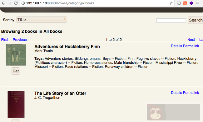 用树莓派搭建电子书服务器