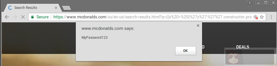 重磅：利用麦当劳网站的漏洞获取用户密码