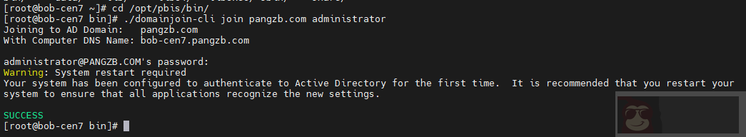 CentOS 7.9 使用 PBIS 工具加入 AD 域