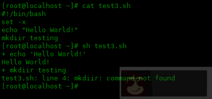 Bash 脚本中的错误处理