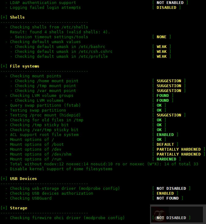 如何在 Centos8 中安装 Lynis 审计工具 如何在 Centos8 中安装 Lynis 审计工具