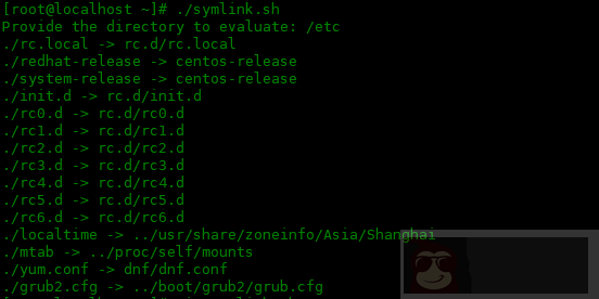 Bash 脚本实例：获取符号链接的目标位置