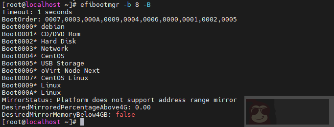 CentOS7 中使用 efibootmgr 管理 UEFI 启动项 CentOS7 中使用 efibootmgr 管理 UEFI 启动项