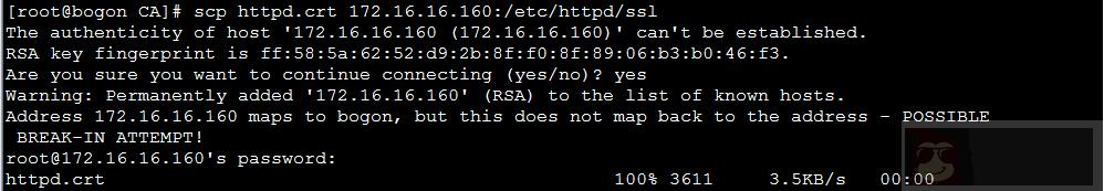 搭建私有 CA 服务器 搭建私有 CA 服务器