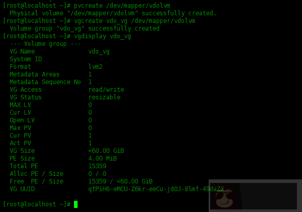 Centos8 中安装并配置 VDO 来优化存储空间