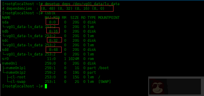Centos8 中创建 LVM 条带卷