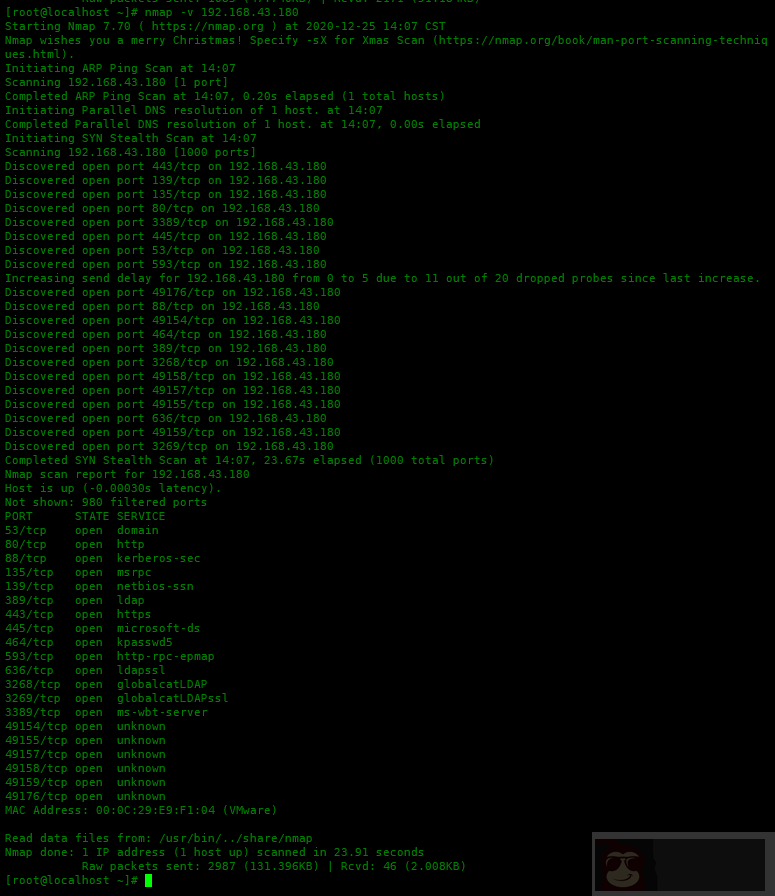 nmap 命令常用实例 nmap 命令常用实例