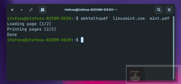 在 Linux 中把一个网页转换成 PDF 的技巧介绍