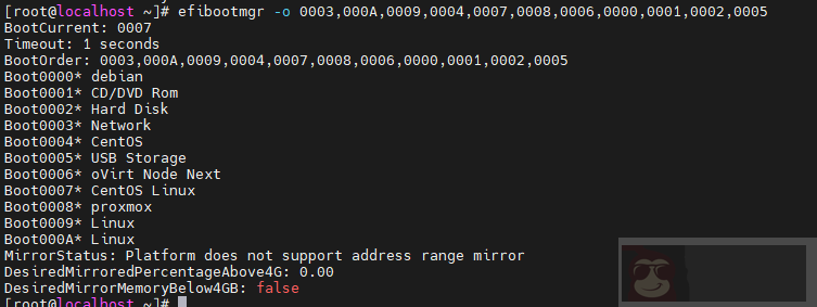 CentOS7 中使用 efibootmgr 管理 UEFI 启动项 CentOS7 中使用 efibootmgr 管理 UEFI 启动项