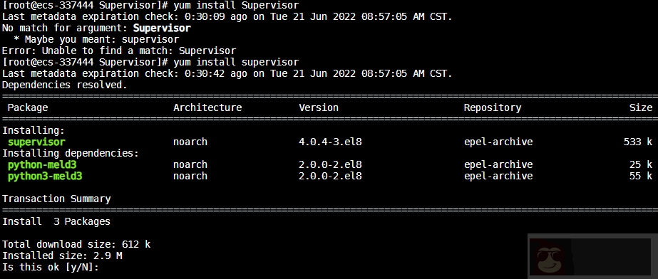 运维:Centos8 安装 Supervisor 守护 Nginx 进程笔记 运维:Centos8 安装 Supervisor 守护 Nginx 进程笔记