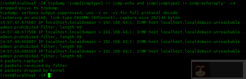 tcpdump 命令的常用选项:三 tcpdump 命令的常用选项:三