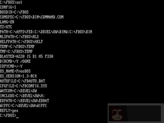 设置和使用 FreeDOS 的环境变量 设置和使用 FreeDOS 的环境变量