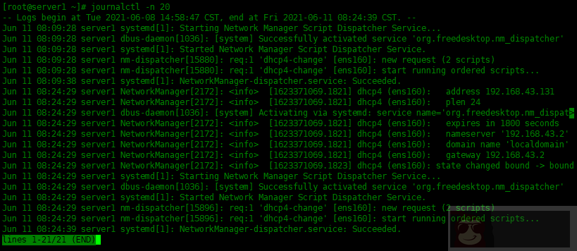Centos8 中如何使用 journalctl 分析日志