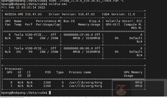在 Ubuntu 20.04 中安装 Nvidia V100 GPU 驱动 在 Ubuntu 20.04 中安装 Nvidia V100 GPU 驱动