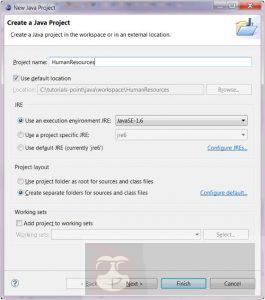 Eclipse 创建 Java 项目概述