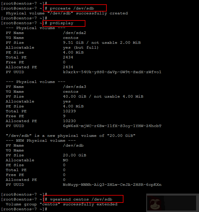 如何在 CentOS 7 中添加新磁盘而不用重启系统