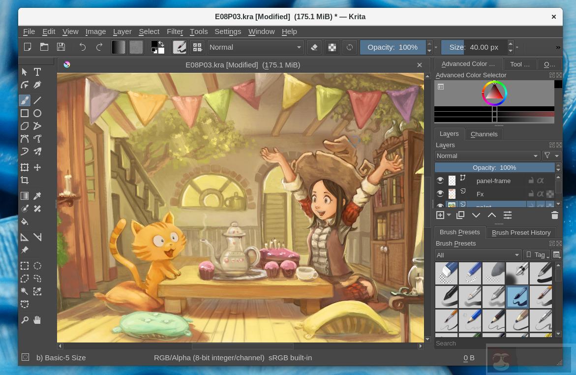 分享几款 Fedora 下的图像创建程序 分享几款 Fedora 下的图像创建程序